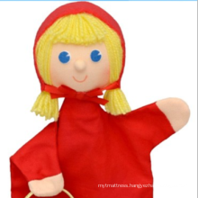 CHStoy Factory customized design fashion plush toy Little Red Riding Hood and the wolf Hand puppet soft toy